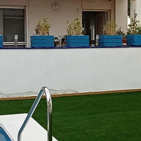 Playa Almarda Corinto, Piscina, Wifi,2 Terrazas, Barbacoa,tranquilo Appartement