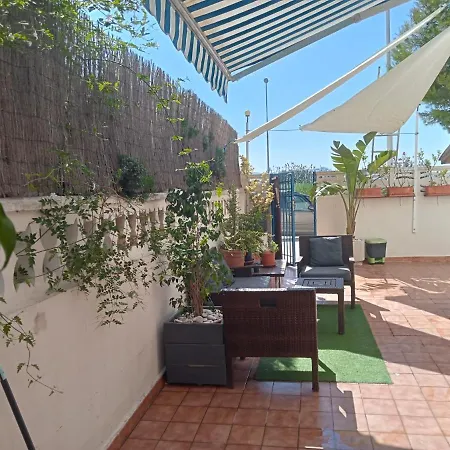 Apartment Playa Almarda Corinto, Piscina, Wifi,2 Terrazas, Barbacoa,tranquilo