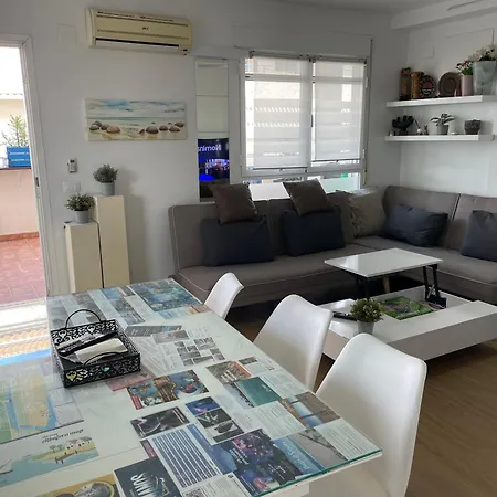 Appartement Playa Almarda Corinto, Piscina, Wifi,2 Terrazas, Barbacoa,tranquilo