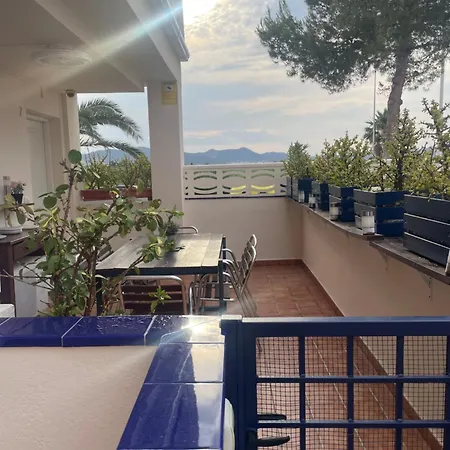 Playa Almarda Corinto, Piscina, Wifi,2 Terrazas, Barbacoa,tranquilo Appartement *