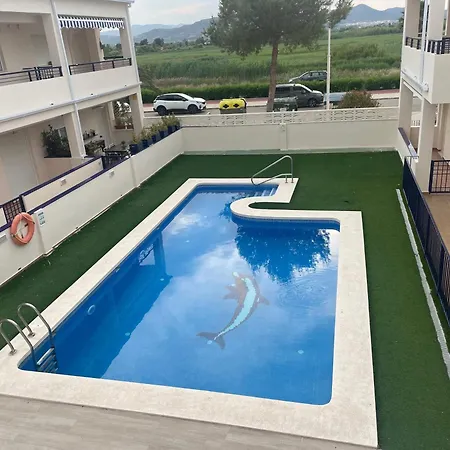 Appartement Playa Almarda Corinto, Piscina, Wifi,2 Terrazas, Barbacoa,tranquilo